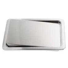 Stainless Steel Garbage Flap Lid Trash Bin Cover Flush Built-In Balance Swing Flap Garbage Lid For Kitchen Counter Top A - Multicolor - View 1