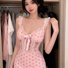 Women Short Dresses - Baby Pink - View 3