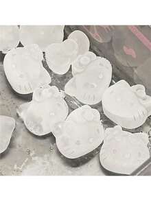 SANRIO Silicone Ice Cube Tray With Lid - Cute Cartoon Shape, Perfect Molding, Suitable For Home Ice Making - Multicolor - View 12