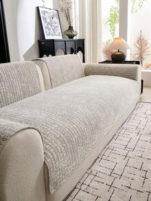 1件装雪尼尔四季通用宠物防滑沙发垫，适用于家庭客厅、卧室、办公室沙发，可机洗 - 多色 - 查看 4