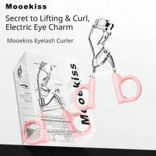 Mooekiss睫毛夹，宽弧形设计搭配柔软硅胶垫，弹簧辅助轻柔卷翘，不伤睫毛，适合所有眼型，持久卷翘，打造自然美睫。 - 銀色 - 查看 1