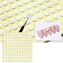 5pcs Nail Art Display Board With Adhesive - Clear - View 5