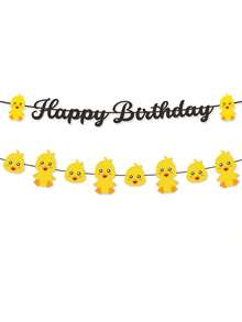 8 lá cờ/biểu ngữ trang trí hình vịt cao su, đồ trang trí sinh nhật vịt cao su, cờ/biểu ngữ giấy hình vịt cao su dùng cho tiệc sinh nhật, trang trí nhà cửa, phòng khách và ngoài trời. - Nhiều màu - Xem 6