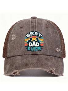 Mũ lưỡi trai Ngày của Cha dành cho bố, in chữ "BỐ TUYỆT NHẤT", Quà tặng Ngày của Cha từ con gái, Quà sinh nhật Ngày của Cha cho bố, ông, chồng. - Nhiều màu - Xem 2