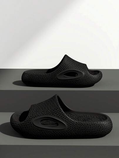 Unisex Honeycomb EVA One-Piece Slippers, Soft And Comfortable Indoor Home Bathroom Shower Non-Smelly Slippers, Bedroom Living Room House Slippers Can Be Worn Outdoors, Beach Casual Slippers