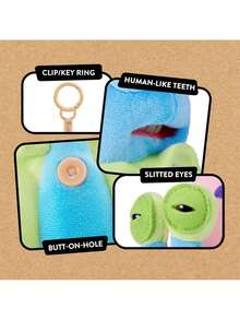 Spin Master Official Licensed Fuggler Crossover Collection – Mengya Monster SpongeBob SquarePants Ugly-Cute & Whimsical Figure Keychain, Unique Collectible - Multicolor - View 6