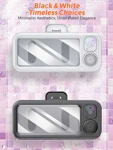 1个无线蓝牙防水浴室手机壳，带可伸缩可调节支架，蓝牙音箱，可用于淋浴和观看视频 - 查看 4