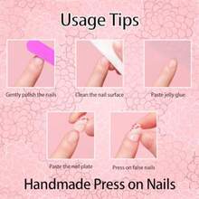 10Pcs Handmade Press on Nails Short Duck Fake Nails with 3D Flaming Red Lips Rhinestone Design Funny Multi-Layer Acrylic False Nails Handmade Duck Nails Press ons Reusable Stick on Nail for Women S - Multicolor - Ver 8