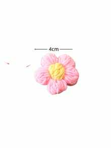 10/30/50朵人造针织花装饰，适合作为生日或周年纪念礼物送给老师、妈妈、朋友，也适合母亲节、情人节、婚礼回礼、节日派对、家居、书桌、卧室、浴室、办公室装饰。 - 彩色 - 查看 2