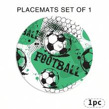 Un set complet de suporturi de masă pentru Cupa Mondială, cu modele de fotbal, atletism și victorie, potrivite pentru utilizare primăvara, vara, toamna și iarna. Adoptă un design multicolor și este țesut din fibră 100% poliester. - Multicolor - Vizualizare 19