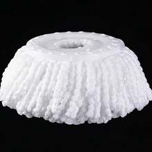 3 Pack Mop Head Replacement Spin Mop Replacement Head Microfiber Spin Mop Refills Easy Cleaning Round Shape Standard Size - 3pcs - 查看 4