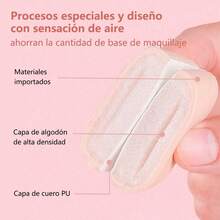 Esponja de Algodón para Polvos| Acabado Natural y Uniforme - Verde - Ver 5