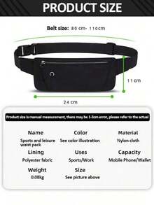 This Waterproof Running Waist Pack Features Multiple Pockets With Large Capacity, Suitable For Both Men And Women. It Can Hold Items Like Phones, Keys, Wallets, And Is Perfect For Running, Hiking, Traveling, Training, And Various Outdoor Activities. - Multicolor - View 4