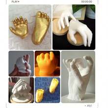 这款DIY情侣3D手模套装是制作珍贵回忆的绝佳情人节礼物。 - 彩色 - 查看 6