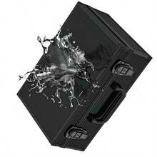 6 Slots Graded Card Case Box For 600+ 35PT 3"X4" Toploaders Trading Sports Cards - Black - View 5
