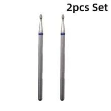 角质层清洁金刚石指甲钻头 3/32 英寸，专业安全碳化钨金刚石指甲钻头，用于清洁角质层死皮，准备指甲，双向旋转，美甲沙龙用品 - 彩色 - 查看 10