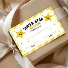 50pcs Reward Cards, Encouragement Cards, Suitable For School Classroom, Competitions, Etc. Memo Notes, Fun Design For Writing, High-Quality Printed Card Paper, Postcards - Single Piece - View 5