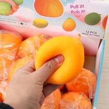 1 món đồ chơi bóp hình quả quýt xấu xí, đồ chơi bóp giảm căng thẳng hình trái cây chân thực, bóng bóp giảm áp lực, bóng bóp giảm căng thẳng dành cho người lớn làm việc văn phòng. - Nhiều màu - Xem 1