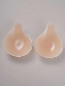 1 Pair Reusable Women's Silicone Invisible Lifting Breast Pads - Multicolor - View 6