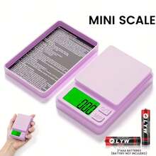 0.01g High Precision Jewelry Scale, Kitchen Scale, Lab Accurate Electronic Scale, Portable With Dust Cover Tray, Smart Unit Conversion, Backlit LCD, Counting Function, Gold Weighing Scale, Pharmaceutical & Coffee Bean Dispenser, Mini Baking Scale (Batteries Not Included) - Multicolor - View 1