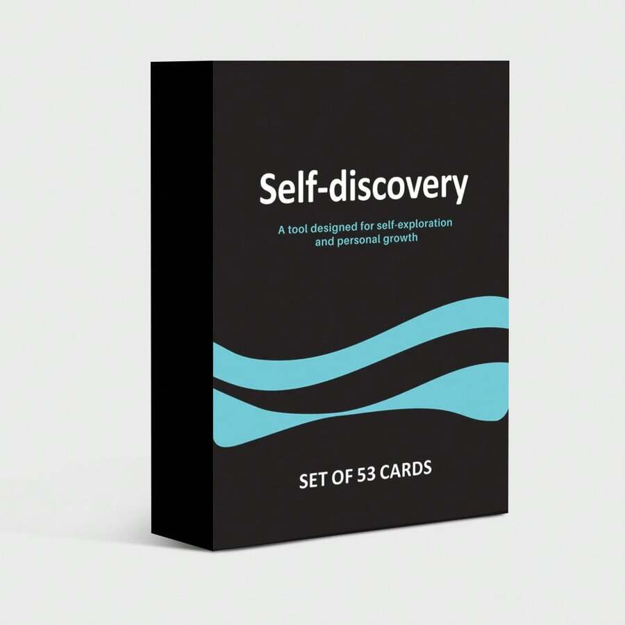 1 Box HEART BRIDGE Self-Exploration Card Game, Tabletop Game, Dialogue Cards, Unlock Deeper Self-Understanding & Personal Growth, Meaningful Spiritual Awakening Tool, Halloween/Christmas/Thanksgiving Gift For Friends & Family, Perfect Game Night - Multicolor - View 1
