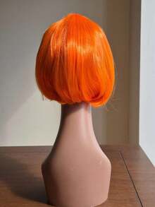 Synthetic Woven Wigs - Orange - View 5