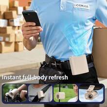 YAIUZGOO 车载夹式风扇，带LED显示屏，智能夹式风扇，100档风速设置，带LED显示屏，可充电，多功能个人送风，非常适合办公室、汽车、伞下和旅行时使用。 - A - 查看 8