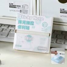 1入可伸縮透明便利貼 學生糾錯標籤 辦公備忘貼紙 透明便利便條紙 適合學習與工作使用 文具用品 - 方形 - 查看 11