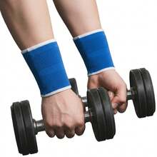 Casaisla Home Collection Muñequeras De Compresión Tela Jaquard 1 Par, Estabilidad Y Alivio, Soporte Extra para Uso Diario, Deportivo y Profesional - B - Ver 1