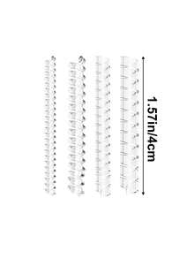 Bộ 4/8/12 dụng cụ điều chỉnh kích cỡ nhẫn, dụng cụ chỉnh kích cỡ nhẫn lò xo cho nhẫn bị rộng, dụng cụ siết chặt không lộ viền, phù hợp với hầu hết mọi loại nhẫn, giúp thu nhỏ kích thước nhẫn mà không cần chỉnh lại kích thước đối với nhẫn có bản dày. - Bộ điều chỉnh nhẫn - Xem 4