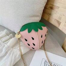 1 Túi đeo chéo trẻ em hình dâu tây dễ thương và ngọt ngào - quả dâu - Xem 12