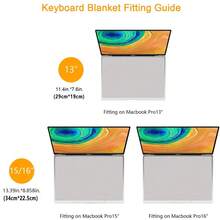 Ultra-Fine Fiber Laptop Screen Cleaning Cloth, Ultra-Fine Fiber Dust-Proof Cloth, Laptop Keyboard Cloth, Suitable For MacBook Pro 13/14/15/16 Inch, Lens Cleaning Cloth, Glasses Cloth - View 6
