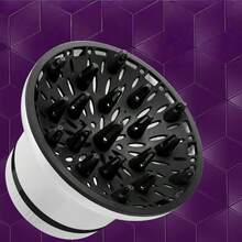 Reusable Wavy Hair Dryer Nozzle, Professional Hair Dryer Integrated Nozzle And Diffuser, Designed For Curly And Natural Hairstyles, Essential Tool For Daily Home Styling And Hair Salons, Easily Create Wavy Curls - Round - View 2
