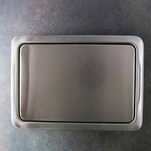 Stainless Steel Garbage Flap Lid Trash Bin Cover Flush Built-In Balance Swing Flap Garbage Lid For Kitchen Counter Top A - Multicolor - View 8