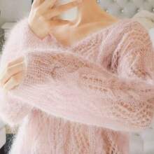 6卷*每包40克马海毛纱线，非常适合钩织披肩、毯子、发圈、毛衣和其他手工工艺品。 - 3115-6卷 - 查看 10