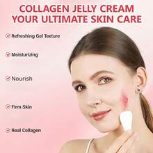 Xioimy 60克玫瑰胶原蛋白保湿凝胶，具有柔滑、保湿、紧致、提亮肤色的功效，蕴含胶原蛋白、烟酰胺等多种成分，带来多重护肤效果。 - 數量 - 查看 4