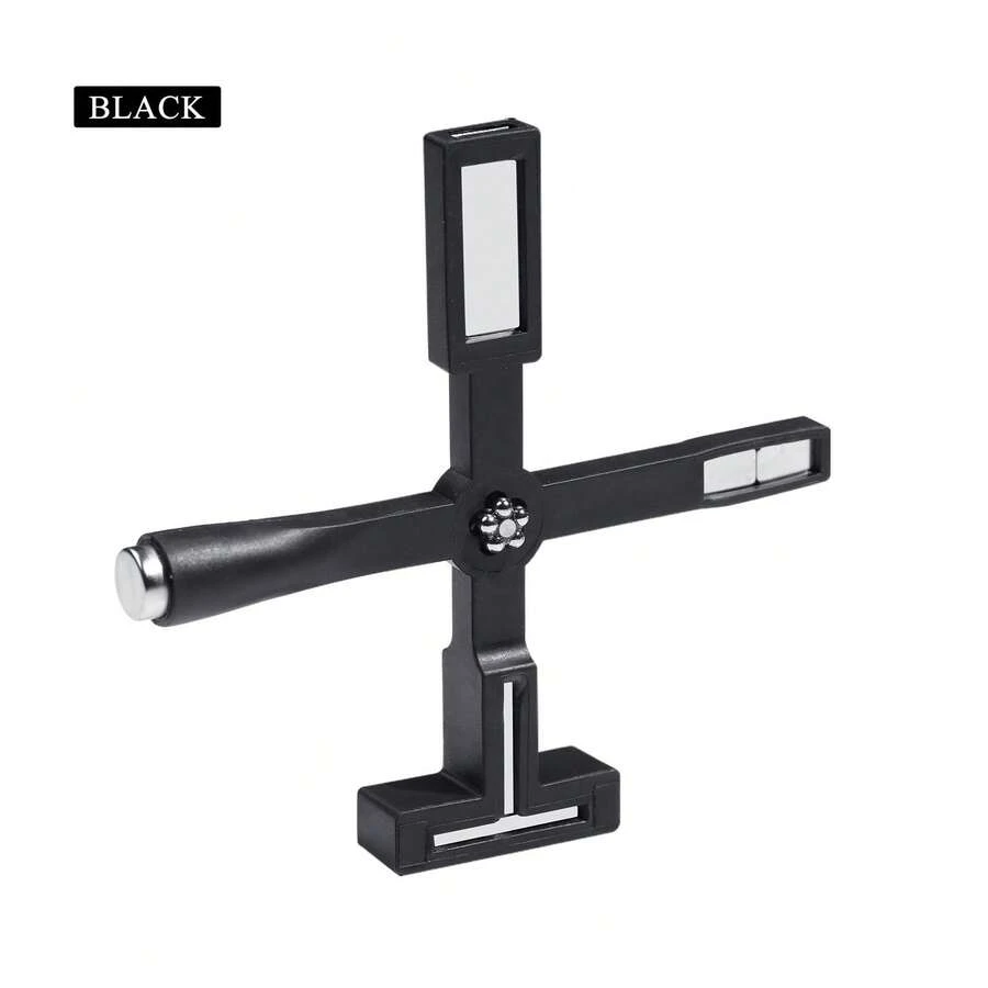 五合一多功能强磁棒，适用于3D猫眼凝胶指甲油，磁性工具，磁性笔，美甲设计，闪粉效果，美甲沙龙魔法工具，美甲用品，美甲工具，美甲艺术工具，返校季，美甲，美甲工具，按压式美甲片 - 黑色 - 查看 1