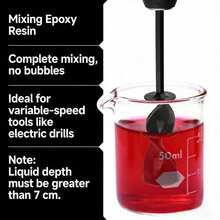 Dụng cụ khuấy trộn sơn epoxy, phụ kiện gia dụng hàng ngày. - mái chèo khuấy - Xem 4