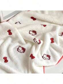 SANRIO 1 chiếc áo choàng tắm có mũ cho nữ/bé gái, khăn tắm, chăn, áo choàng in hình hoạt hình, bộ đồ ngủ, chăn ngủ có mũ, đồ ngủ điều hòa, bộ đồ ngủ đa năng, đồ ngủ thoải mái ở nhà/ký túc xá, áo choàng tắm người lớn unisex, bộ đồ ngủ, thích hợp cho cô dâu, phù dâu, gia đình, đồ mặc nhà mùa hè - Nhiều màu - Xem 8