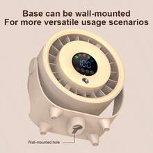 新款桌面喷雾风扇，迷你壁挂式桌面循环风扇，USB供电家用小型风扇 - 檯面風扇 - 查看 9