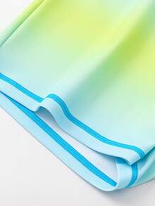 Balabala 男童长袖防晒泳衣套装，夏季两件式泳衣，防紫外线 - 藍色調 - 查看 8