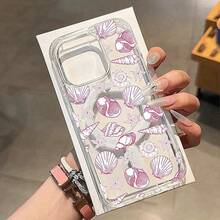 Summer Sea Shells Magnetic Phone Case For 11 13 12 Pro Max 15 14 16 17 XR X XS XSMAX 7 8 Plus Cover - 粉色 - 查看 10