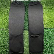 拳击空手道护脚和护胫板、跆拳道综合格斗护具 - 黑色 - 查看 7