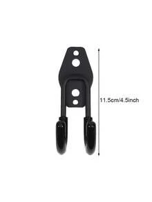 Heavy Duty Steel Garage Hooks - Wall Mounted Tool Storage Rack, Suitable For Power Tools, Ladders, Bicycles Etc. - Easy Installation, Stylish Storage Solution - Black, Multi-Function Hooks | Wall Mounted Hooks | Easy Install Hardware For Hanging Items, Double Layer Wall Mounted Multi-Purpose Storage Rack For Mops, Brooms, Power Tools, Ladders, Bicycles - Powder Coated Steel Tool Hanger Rack, High Load Bearing Capacity - Multicolor - View 24