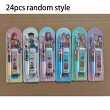 Hasbro Bộ 24 bút chì bấm 0.5mm chủ đề nhóm nhạc nữ K-POP, hộp trưng bày, bút chì rút kèm hộp bảo vệ và ruột chì thay thế, viết trơn tru, dụng cụ học tập cho học sinh và thanh thiếu niên. - Nhiều màu - Xem 7