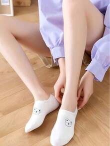 5 Pairs Women Cute No Show Liner Socks For Flats Slip On Shoes Invisible Hidden Low Profile For Boat Shoe - Invisible Socks - View 5