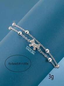 1 chiếc vòng tay thiết kế nơ đôi sang trọng tinh tế, quà tặng ngày Valentine. - Hoa hồng vàng - Xem 11
