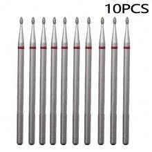 角质层清洁金刚石指甲钻头 3/32 英寸，专业安全碳化钨金刚石指甲钻头，用于清洁角质层死皮，准备指甲，双向旋转，美甲沙龙用品 - 彩色 - 查看 11