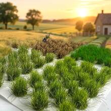 23tufts Model Grass Cluster For Model Craft, Plastic Miniature Vegetation Artificial Grass For Decorating Micro-Landscape Models, Sandtable Architectural Models, DIY Turf Landscaping - Model Grass Cluster - View 2