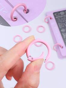 1片格子美甲印花板，菱形格子图案Y2K风格印花模板，美甲配件工具，美甲沙龙用品 - 彩色 - 查看 11